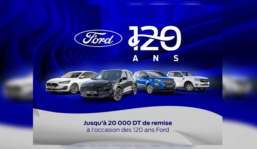 Alpha Ford annonce une campagne de prix fascinante pour clbrer le 120e anniversaire du constructeur Ford

